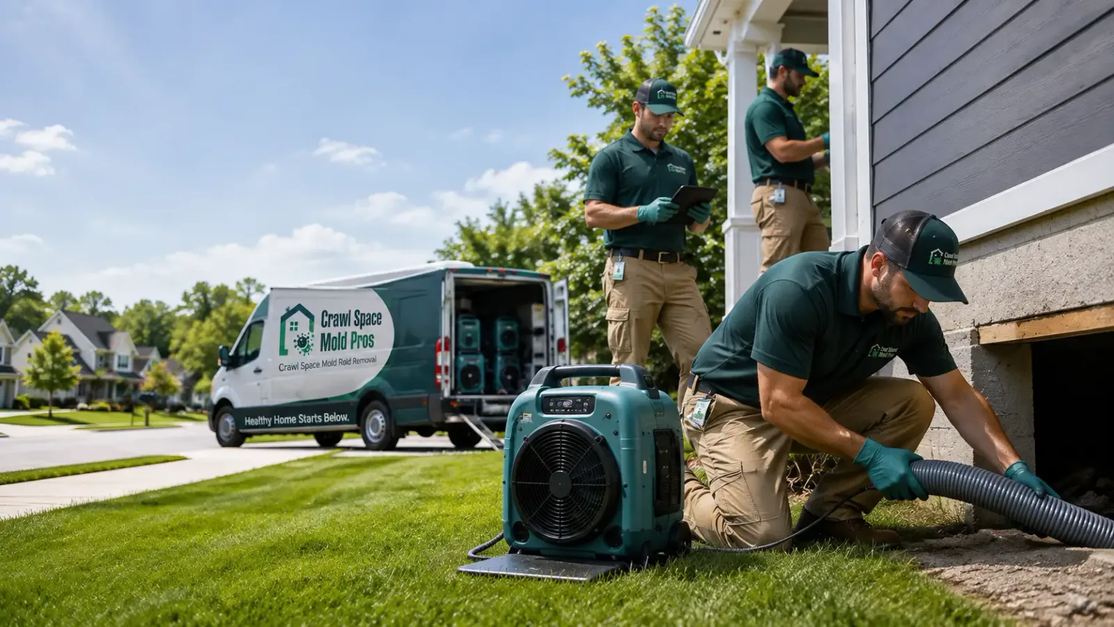 Crawl Space Mold Removal in Rochelle, IL
